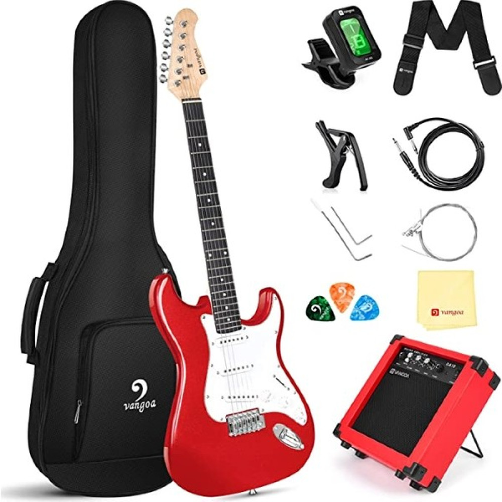 Elektro Gitar Amfili Set Elektro Gitar Set - Kırmızı Elektro Gitarlar Fiyatı