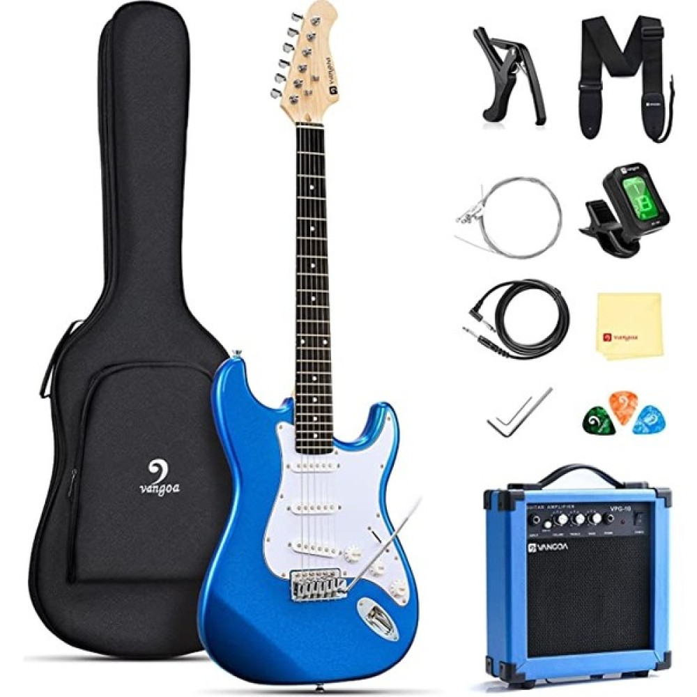 Elektro Gitar Amfili Set Elektro Gitar Set - Mavi Elektro Gitarlar Fiyatı