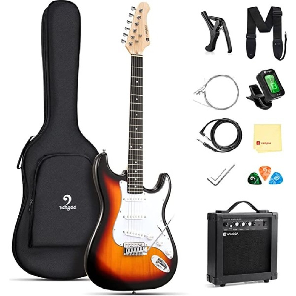 Elektro Gitar Amfili Set Elektro Gitar Set - Sunburst Elektro Gitarlar Fiyatı