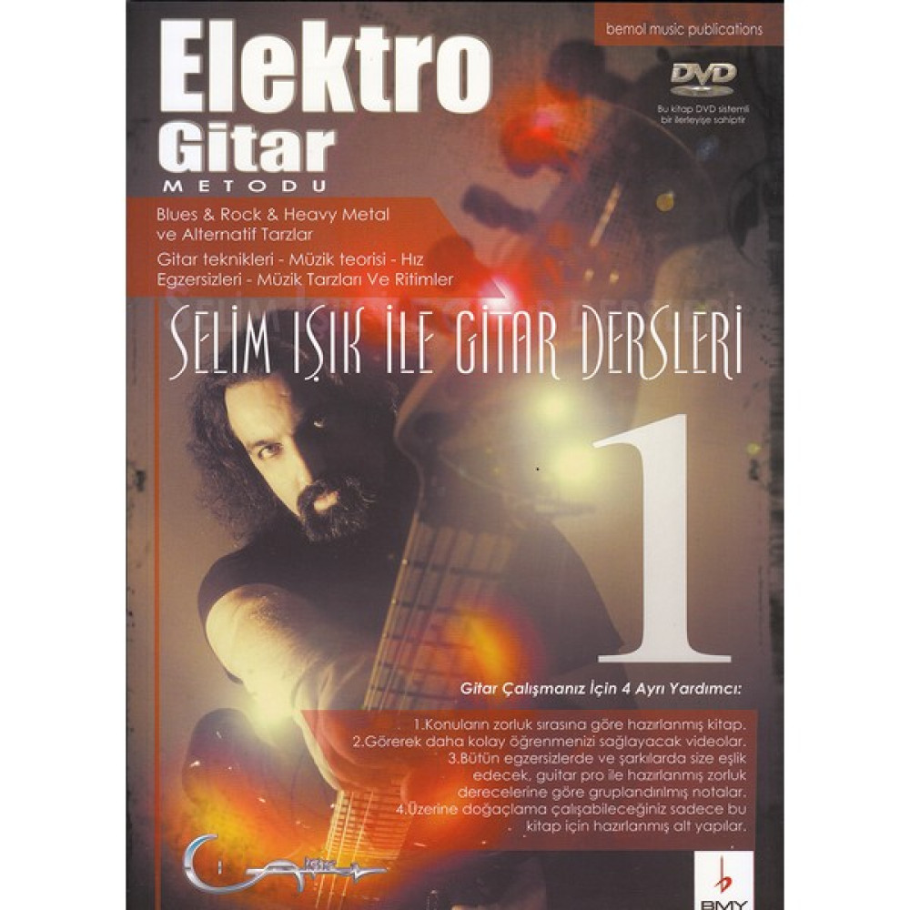 Elektro Gitar Metodu-1 Dvd'li - Selim Işık Kitaplar Fiyatı
