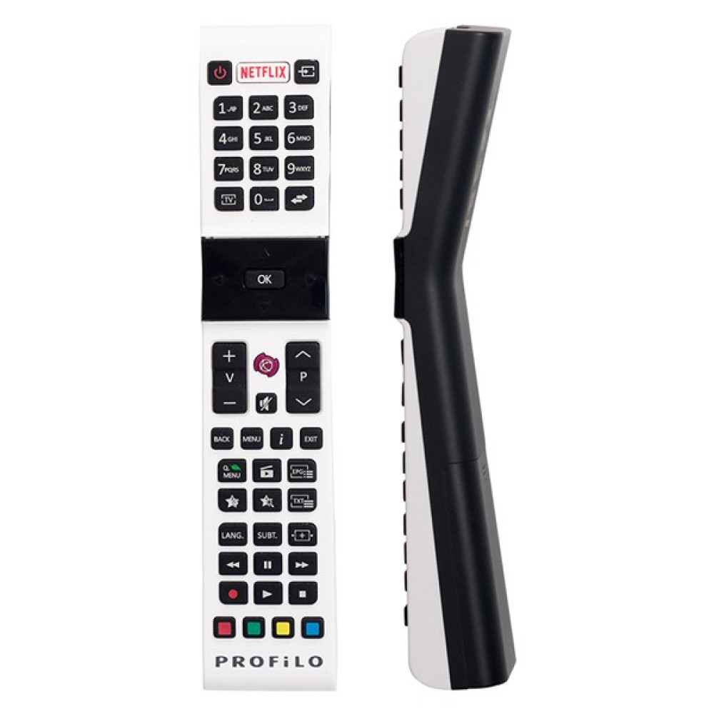 Elektrogun Profilo RCA49130 Netflıx Tuşlu Beyaz Lcd-Led Tv Kumanda * Jvc * Vestel * Sanyo TV Aksesuarları Fiyatı