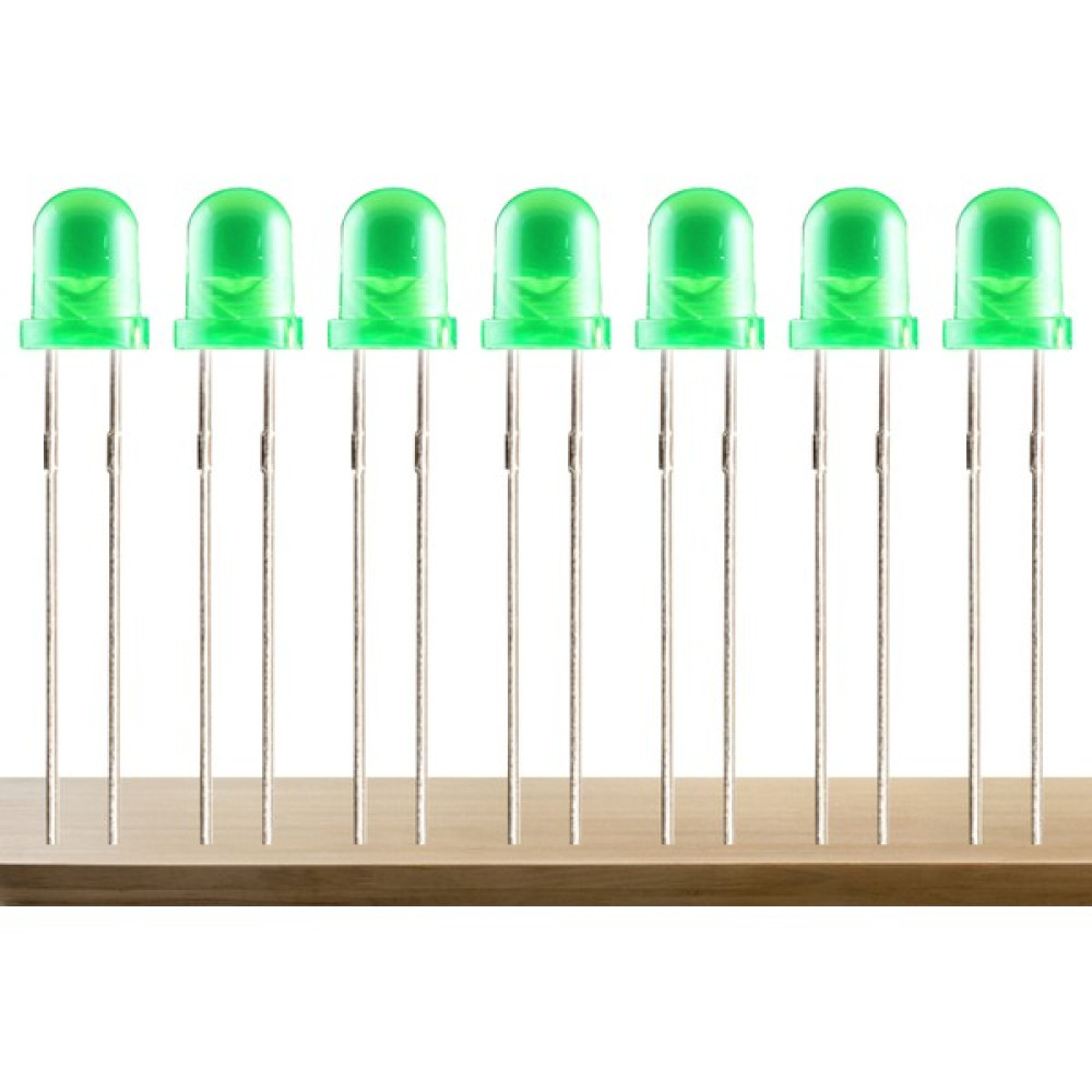 Elektromall 5 mm Yeşil Diffused LED (1000 Adet) Led Aydınlatmalar Fiyatı