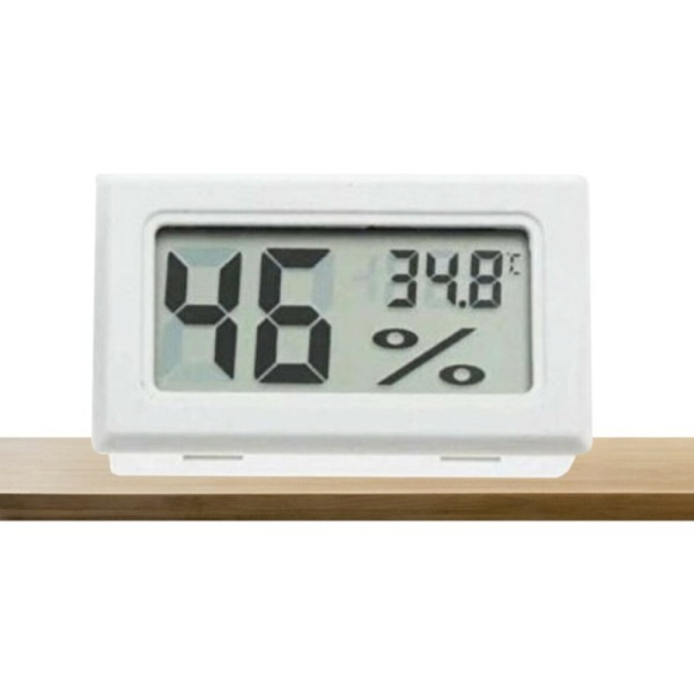 Elektromall Mini LCD Dijital Elektronik Termometre Higrometre Sıcaklık Nem Ölçer (Kablosuz) - Beyaz Termometre & Higrometre Fiyatı