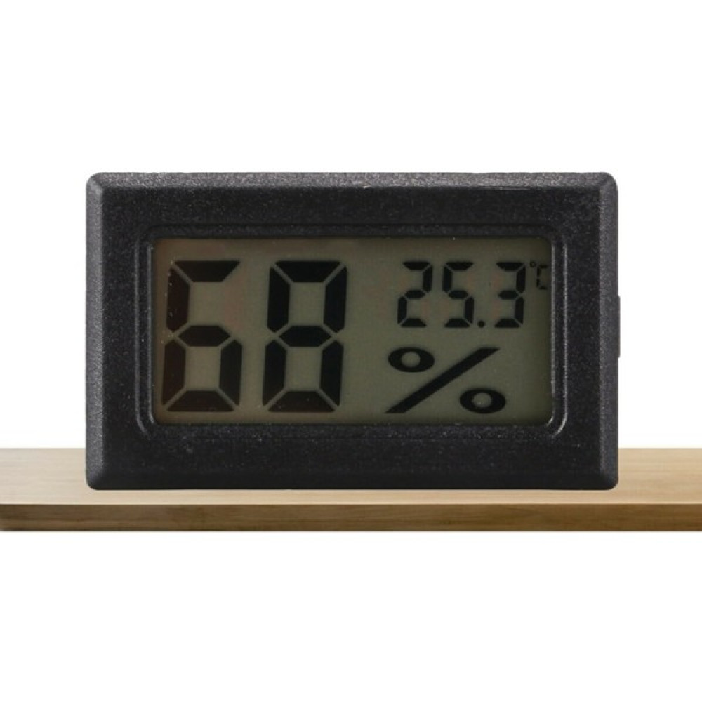 Elektromall Mini LCD Dijital Elektronik Termometre Higrometre Sıcaklık Nem Ölçer (Kablosuz) - Siyah Termometre & Higrometre Fiyatı