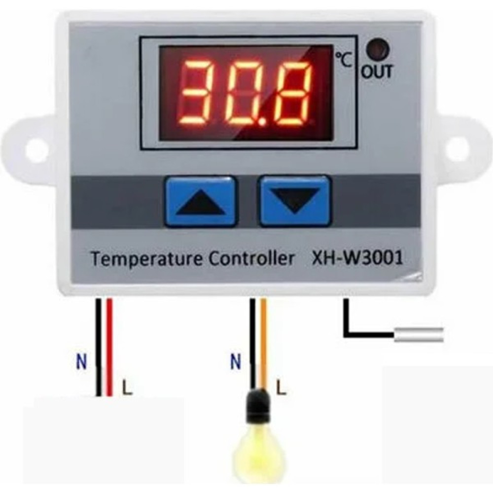 Elektromall XH-W3001 220V Ac Dijital Termostat Akvaryum Kuluçka Makinesi Diğer Test ve Ölçüm Cihazları Fiyatı