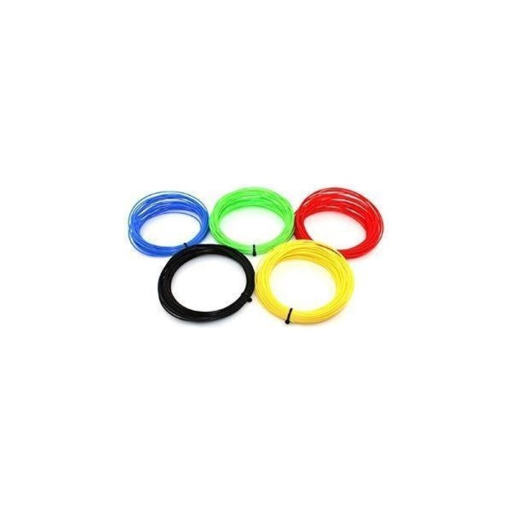 Elektronikport 5 Renk 10 Metre Pla+ Filament (3d Kalem ve Yazıcı Ile Uyumlu) - Renkli Filament Fiyatı