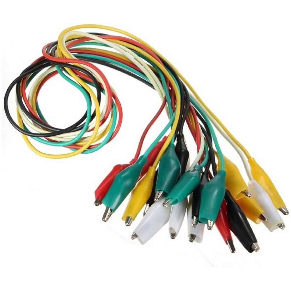 Elektronikport Krokodil Test Kablosu 45-50CM - 10 Adet (Timsah Ağız) Oyun & Hobi Fiyatı