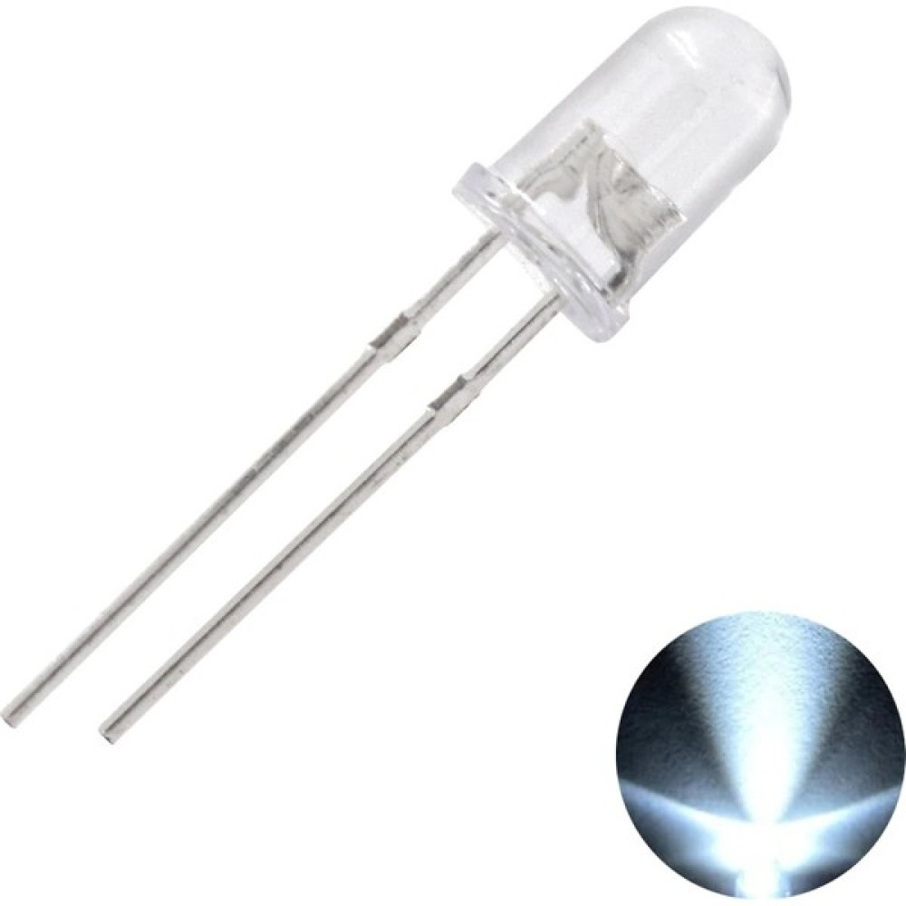 Elektronikport LED 5mm Beyaz Şeffaf (100 Adet) Oyun & Hobi Fiyatı