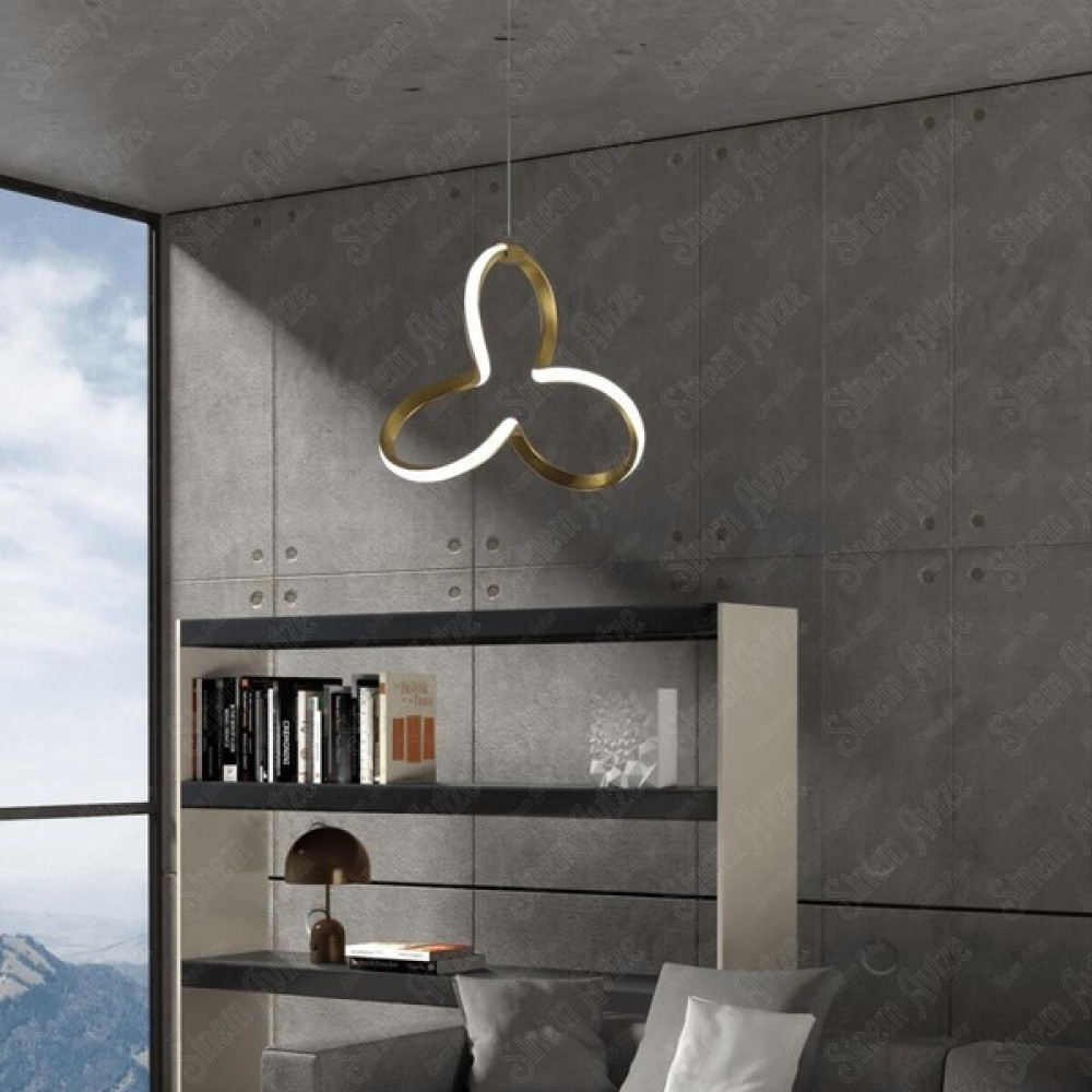 Elektroyou Clover Eskitme Modern Ultra Beyaz Ledli Sarkıt LED Avize Avize Fiyatı