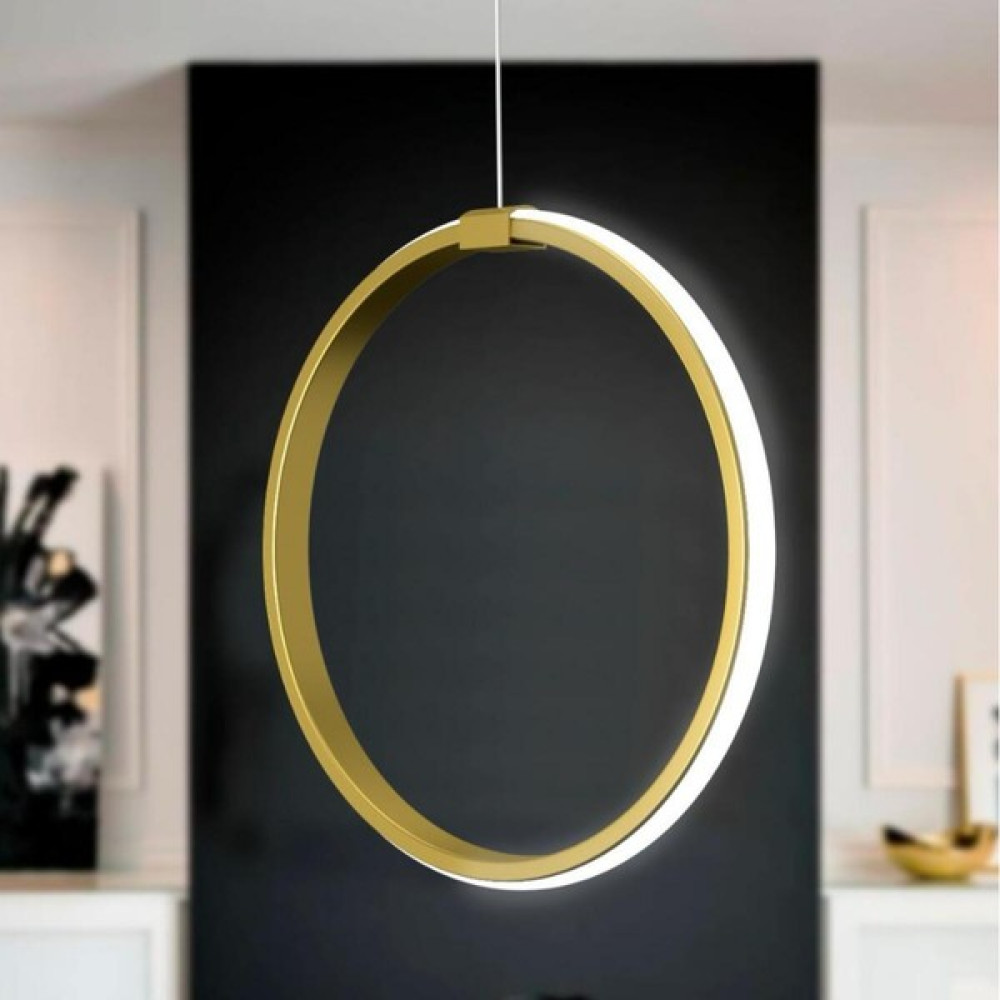 Elektroyou Rings Eskitme Tekli Sarkıt LED Günışığı Ultra Ledli Salon Mutfak Oda Hol Ledli Avize Avize Fiyatı