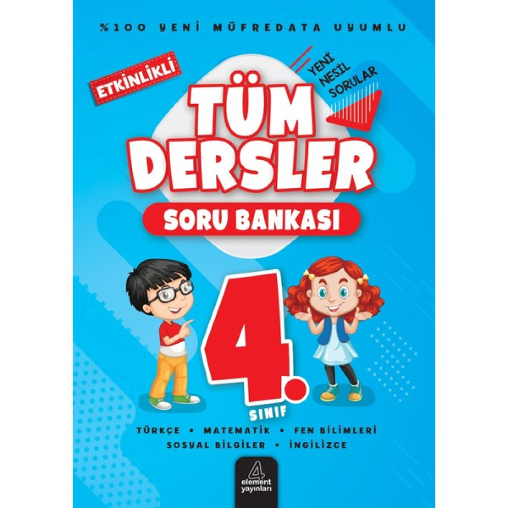 Element Yayınları 4. Sınıf Tüm Dersler Soru Bankası Tüm Dersler Fiyatı