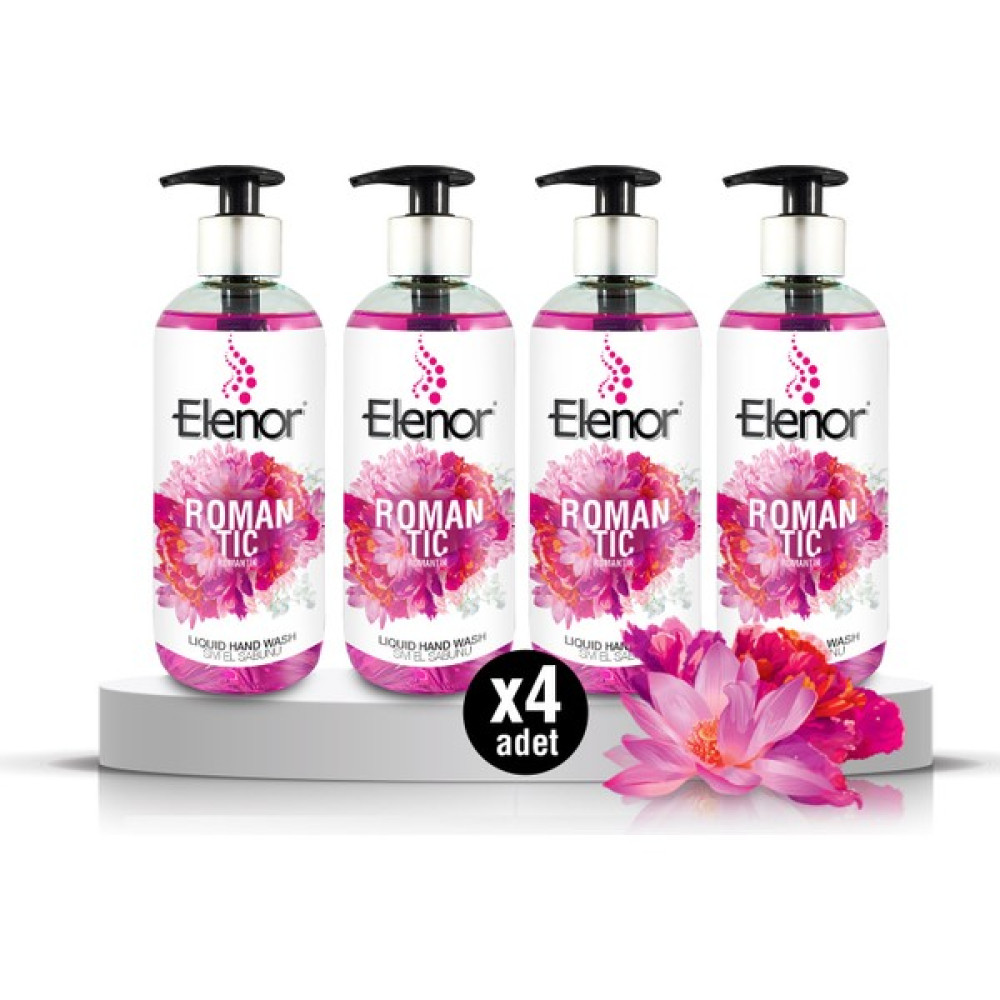 Elenor Sıvı El Sabunu Romantik 400 ml 4'lü Sabunlar Fiyatı