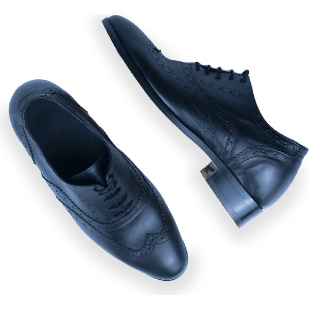 Elevold Brogue Model +7 - 9 cm Boy Uzatan Gizli Topuklu Erkek Ayakkabı Damatlık Kundura Erkek Klasik Ayakkabılar Fiyatı