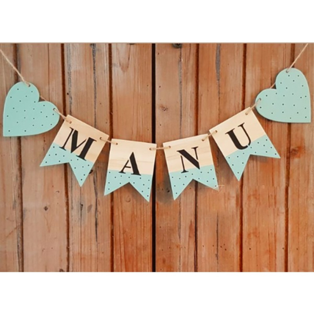 Elevres Bebek Odası Beşik,duvar,kapı Ahşap Dekoratif Süs - 10X15 Bebek Odası Duvar Süsü Fiyatı