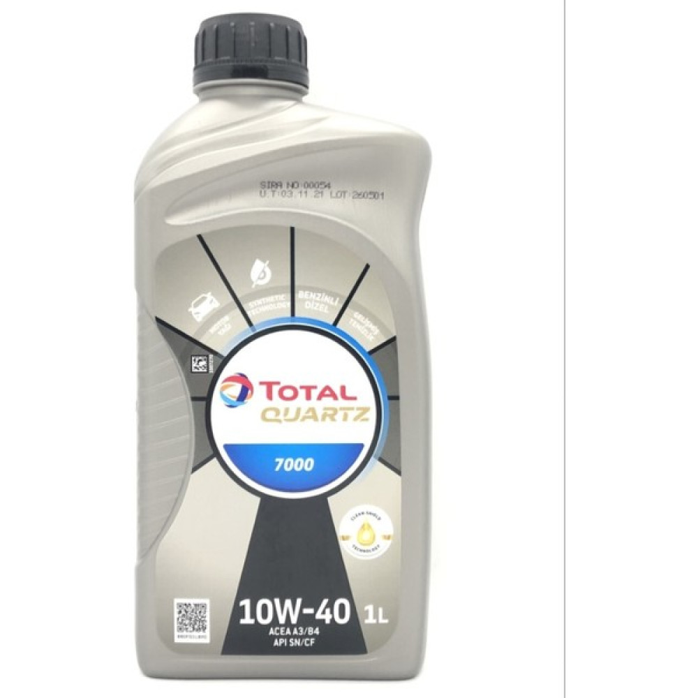 Elf Total Quartz 7000 10W-40 1 Lt Sentetik Motor Yağı ( Üretim Yılı: 2022 ) Motor Yağı Fiyatı