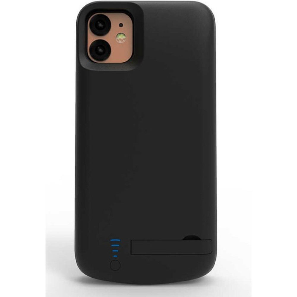 Elfia Apple iPhone 11 Şarjlı Kılıf Standlı Powerbank 6000 Mah - Siyah Cep Telefonu Kılıfı Fiyatı