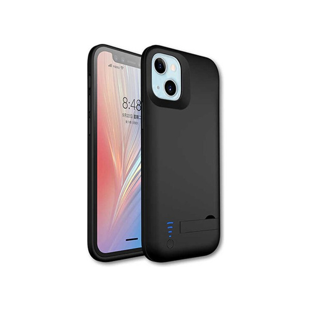 Elfia Apple iPhone 13 Mini Şarjlı Kılıf Standlı Powerbank 4000 Mah - Siyah Cep Telefonu Kılıfı Fiyatı