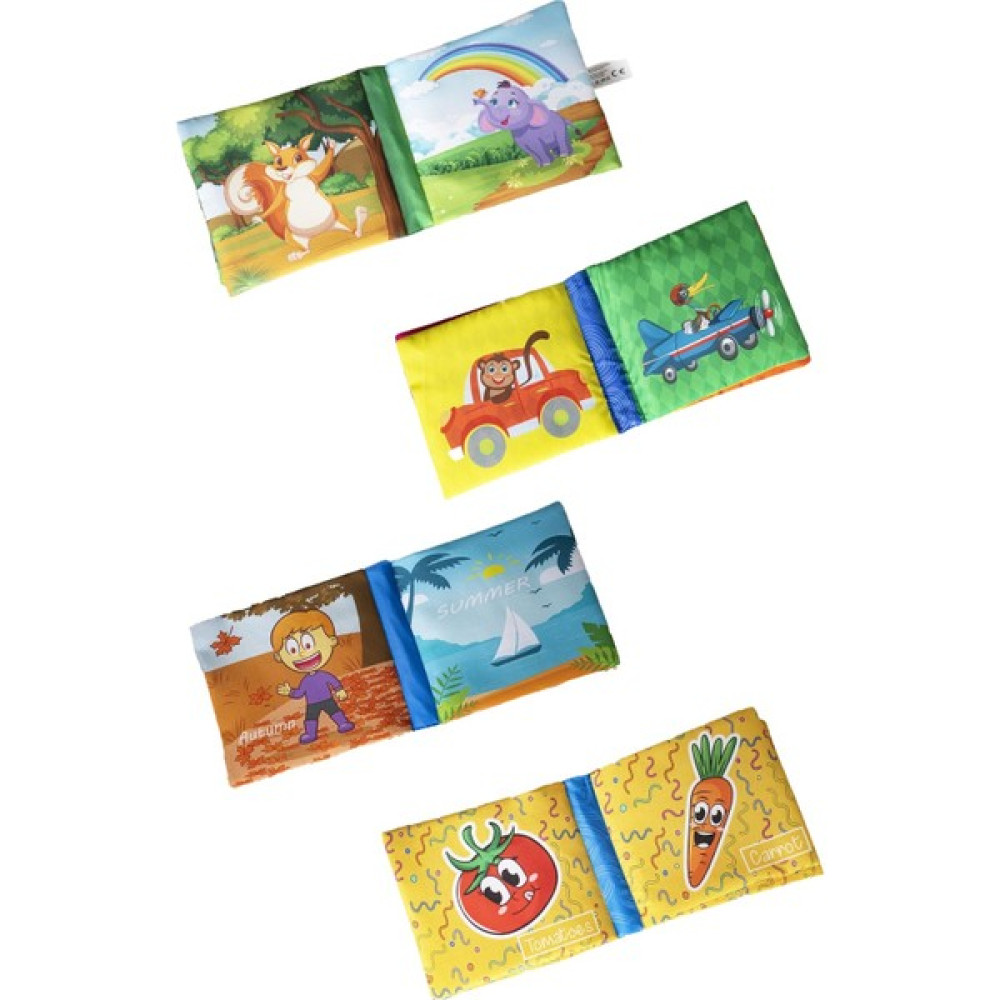 Elfobaby Bebeğimin Ilk Kitap Seti Hışırtılı Bez Kitap 4 Çeşit Bebek Oyuncakları Fiyatı