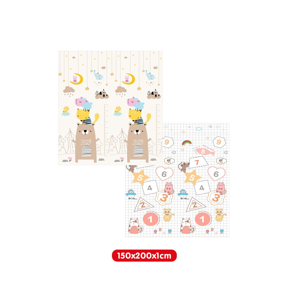 elfobaby Enjoy And Learn Katlanabilir Oyun Halısı (MATI) - 150x200x1 Cm (taşıma Çantalı ) Bebek Odası Halı Fiyatı