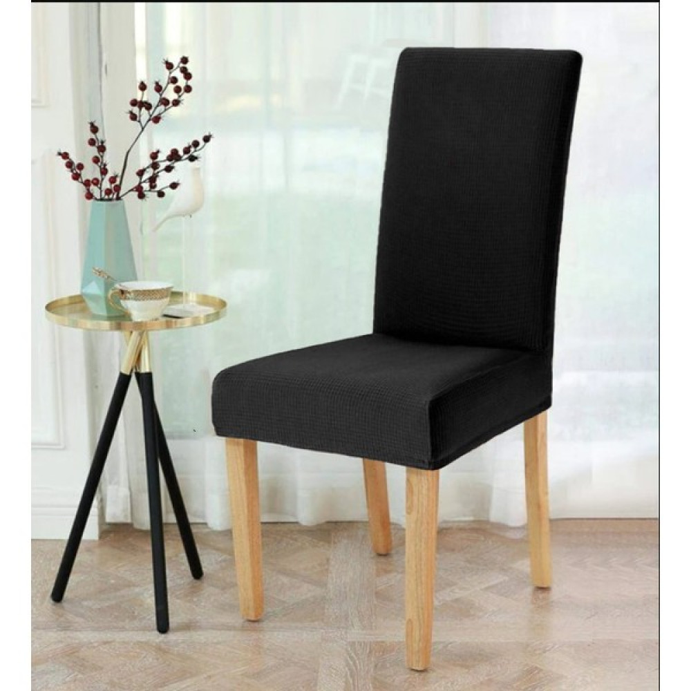 Elgeyar Elgeyar likrali Sandalye Örtüsü, Sandalye Kılıfı, Lastikli ,standart (1ADET) - 35 x 50 cm - Siyah Koltuk & Kanepe Örtüsü Fiyatı