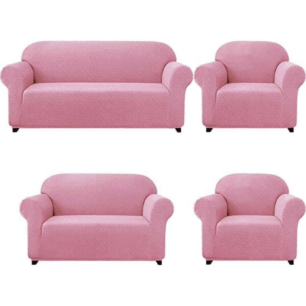 Elgeyar Hasır Desen Likra Kumaş Koltuk ,kanepe .çekyat Örtüsü Esnekli 3+2+1+1takım Koltuk Için - 180 x 230 cm - Pembe Koltuk & Kanepe Örtüsü Fiyatı