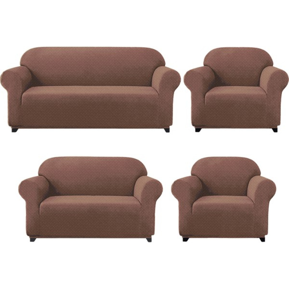 Elgeyar Hasır Desen Likra Kumaş Koltuk ,kanepe .çekyat Örtüsü Esnekli 3+2+1+1takım Koltuk Için - Kahve - 180 x 230 cm Koltuk & Kanepe Örtüsü Fiyatı