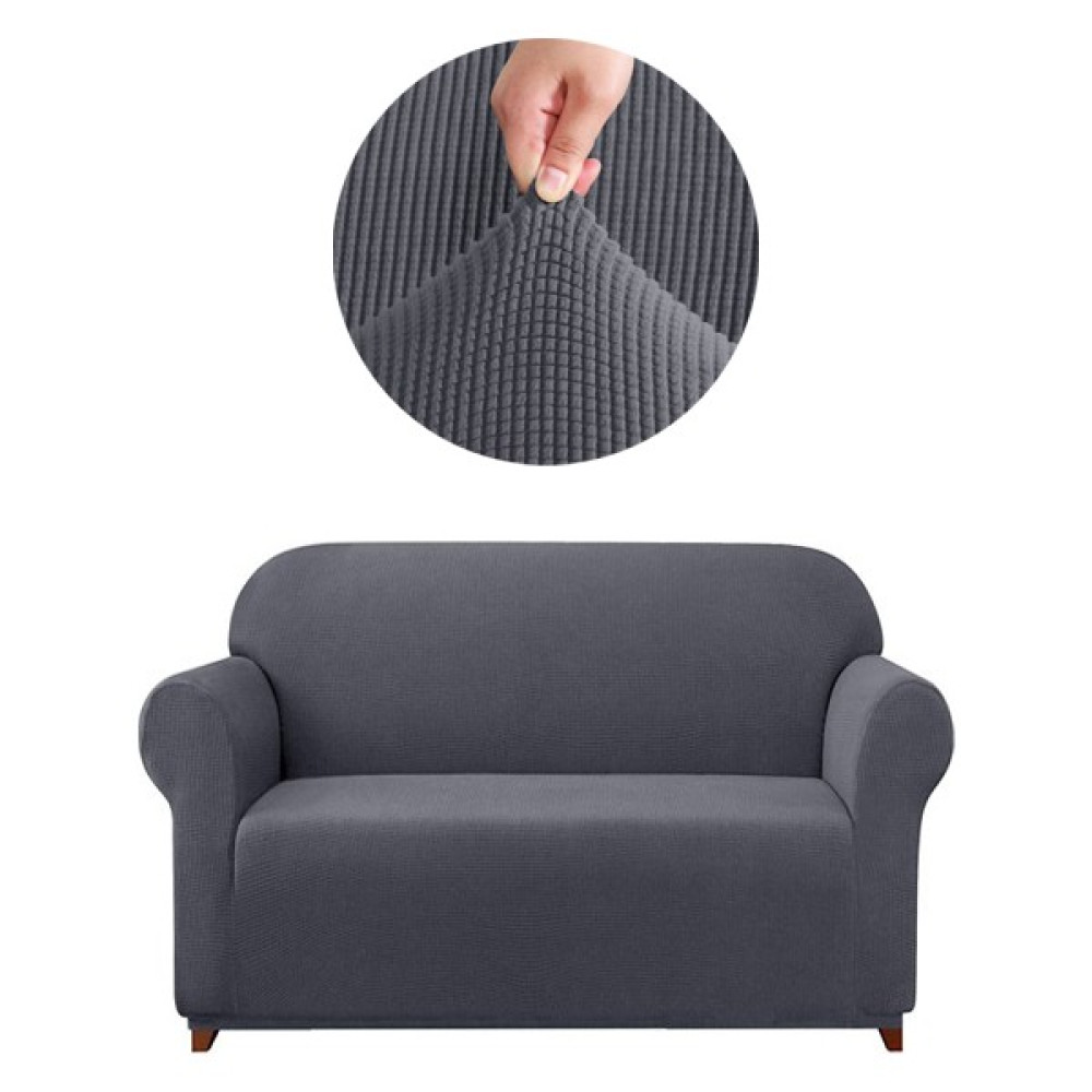 Elgeyar Likrali Koltuk, Kanepe, Çekyat Örtüsü 2 Kişilik Koltuk Örtüsü Lastikli, pitikare desen - Antrasit - 120 x 175 cm Koltuk & Kanepe Örtüsü Fiyatı