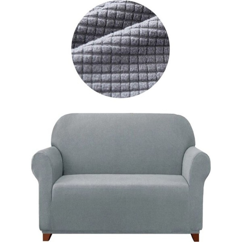 Elgeyar Likrali Koltuk, Kanepe, Çekyat Örtüsü 2 Kişilik Koltuk Örtüsü Lastikli, Pitikare Desen - Gri - 120 x 175 cm Koltuk & Kanepe Örtüsü Fiyatı