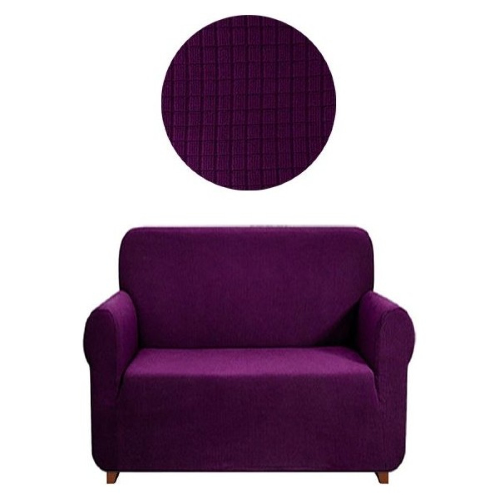 Elgeyar Likrali Koltuk, Kanepe, Çekyat Örtüsü 2 Kişilik Koltuk Örtüsü Lastikli, Pitikare Desen - Mor - 120 x 175 cm Koltuk & Kanepe Örtüsü Fiyatı