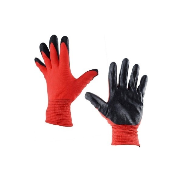 Eli Nitril Iş Eldiveni - Kırmızı - 10 - 2 Adet Eldiven (Outdoor) Fiyatı