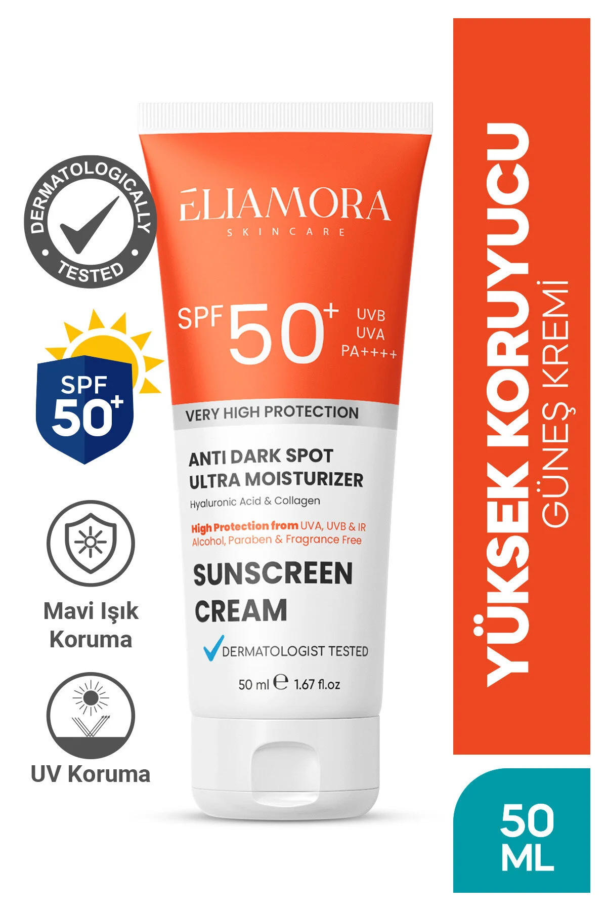 eliamora Yoğun Leke Karşıtı +50 Spf Güneş Kremi" Güneş Kremleri ve Losyonları Fiyatı