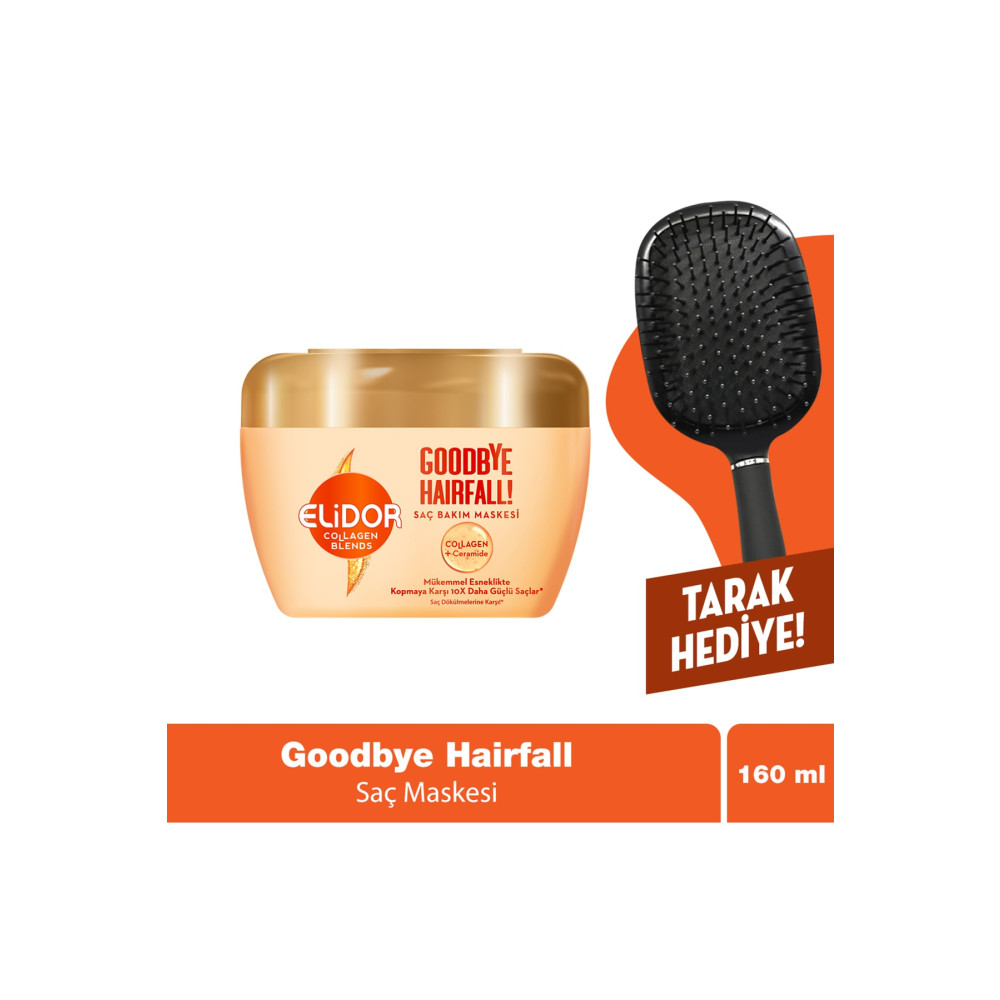 Elidor Collagen Blends Saç Bakım Maskesi Goodbye Hairfall Saç Dökülmelerine Karşı 160 Ml Şampuan ve Saç Kremi Fiyatı