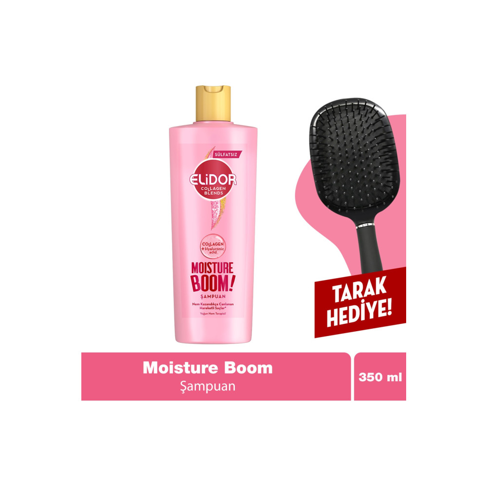 Elidor Collagen Blends Sülfatsız Saç Bakım Şampuanı Moisture Boom Yoğun Nem Terapisi 350 ml Şampuan ve Saç Kremi Fiyatı