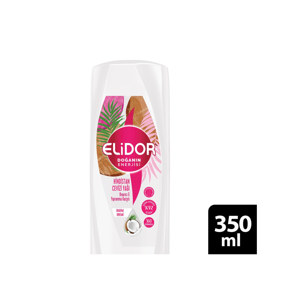 Elidor Doğanın Enerjisi Saç Bakım Kremi Hindistan Cevizi Yağı 350 ml Şampuan ve Saç Kremi Fiyatı