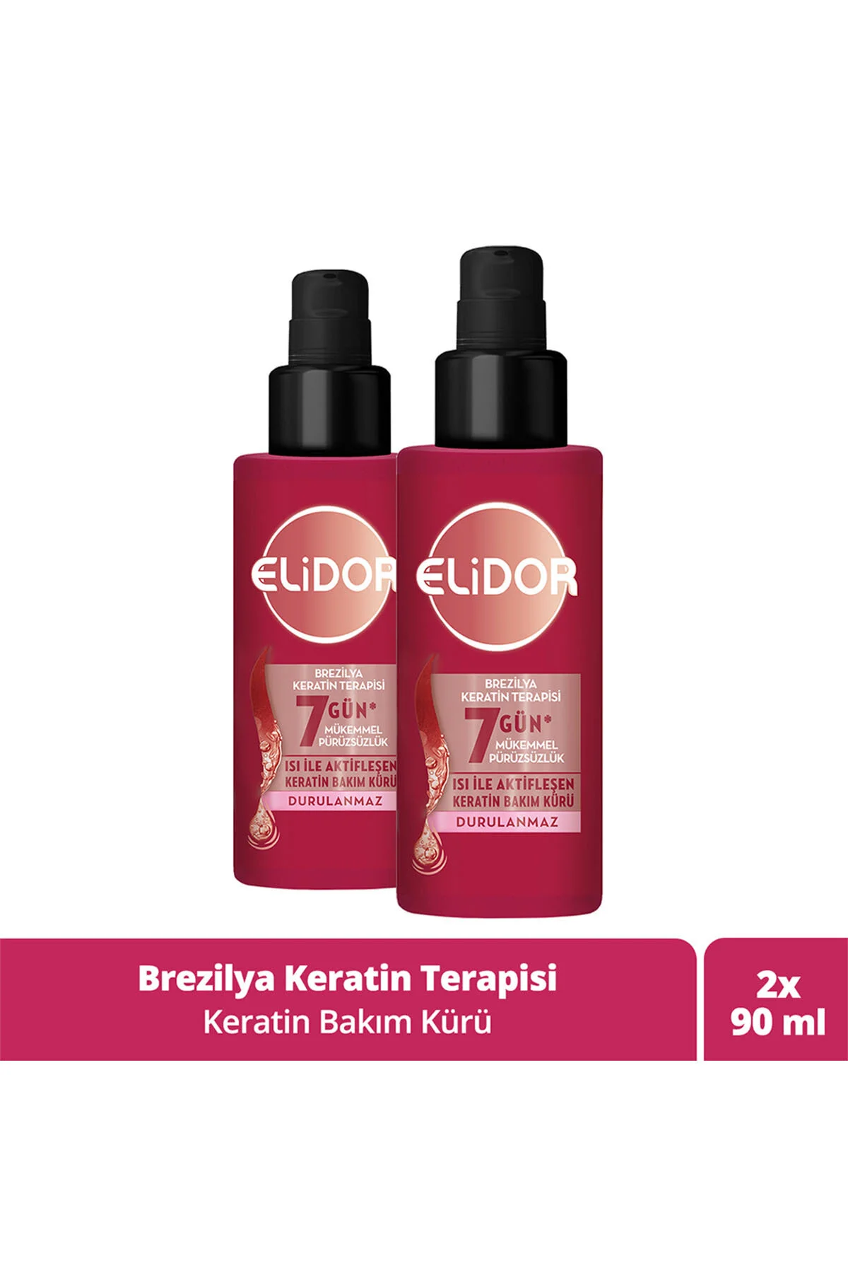 Elidor Isı Ile Aktifleşen Keratin Bakım Kürü Brezilya Keratin Terapisi 90 ml X2" Saç Bakım Maskeleri & Serumlar & Spreyler Fiyatı