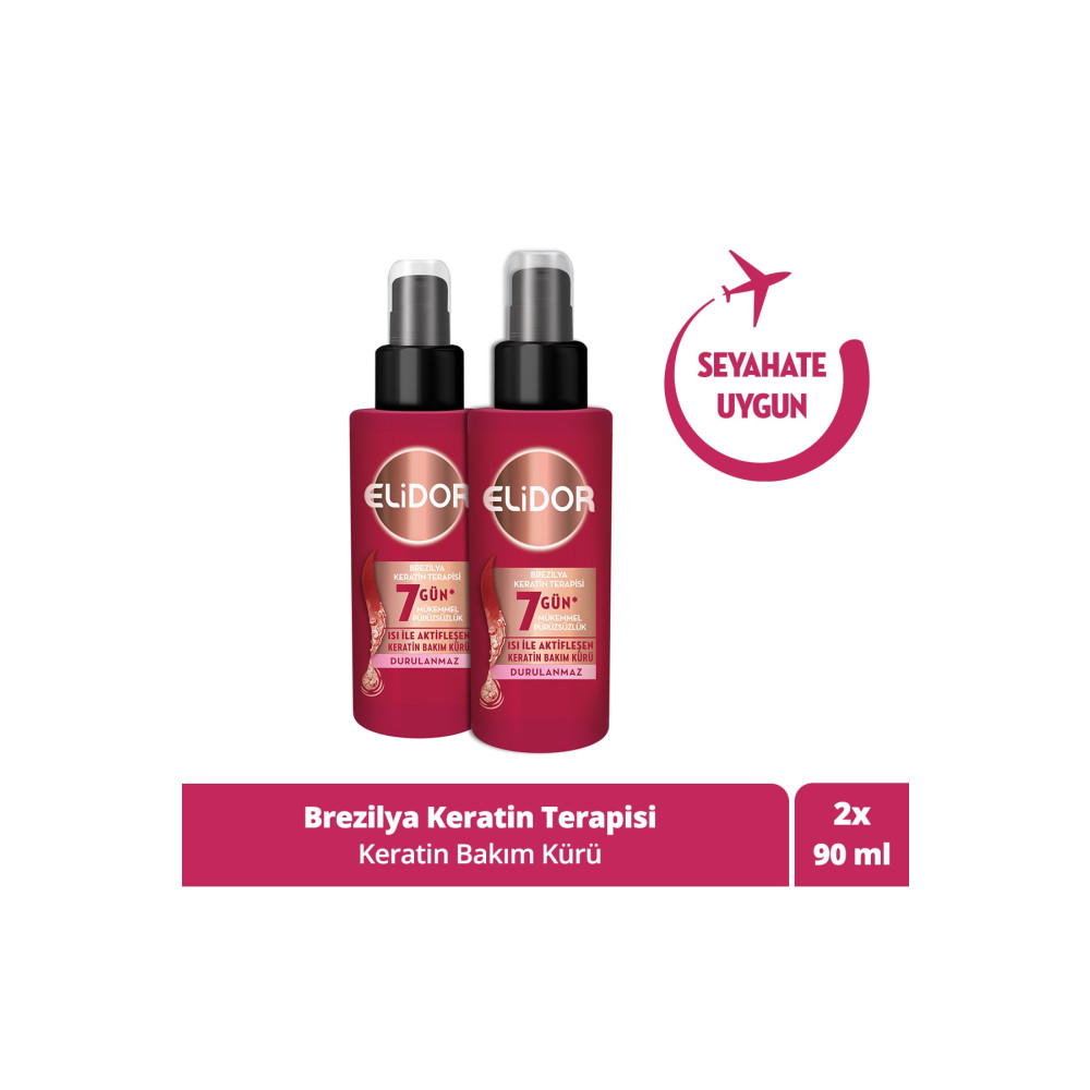 Elidor Isı Ile Aktifleşen Keratin Bakım Kürü Brezilya Keratin Terapisi 90 ml X2 Saç Bakım Maskeleri & Serumlar & Spreyler Fiyatı