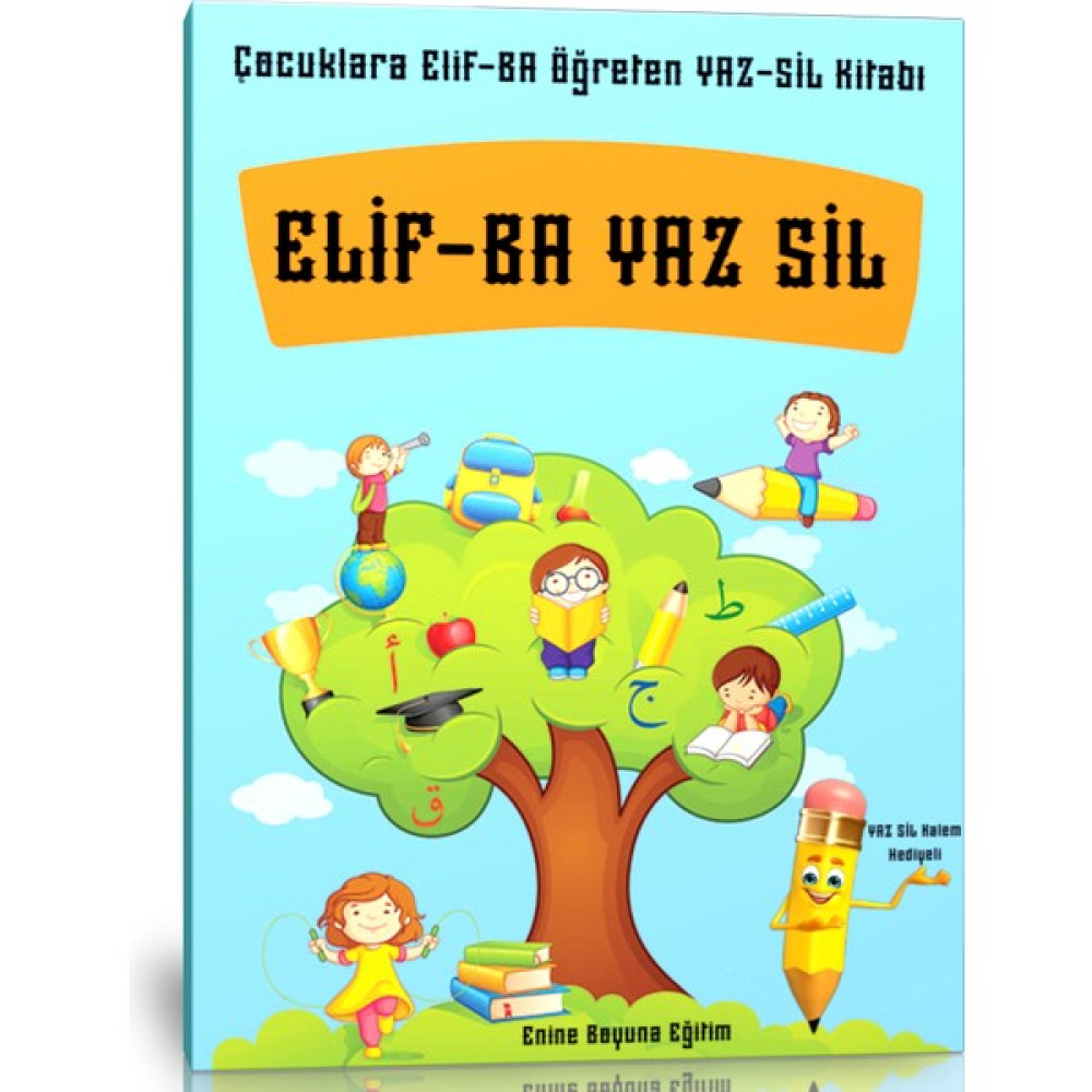 Elif Ba Yaz Sil Kitabı Okul Öncesi Eğitici & Öğretici Kitaplar Fiyatı
