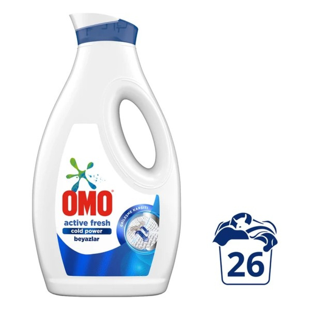 Elif Cafe Omo Sıvı Active Fresh Cold Power Beyazlar Için Çamaşır Deterjanı 1690 ml - 1,69lt Çamaşır Deterjanı Fiyatı