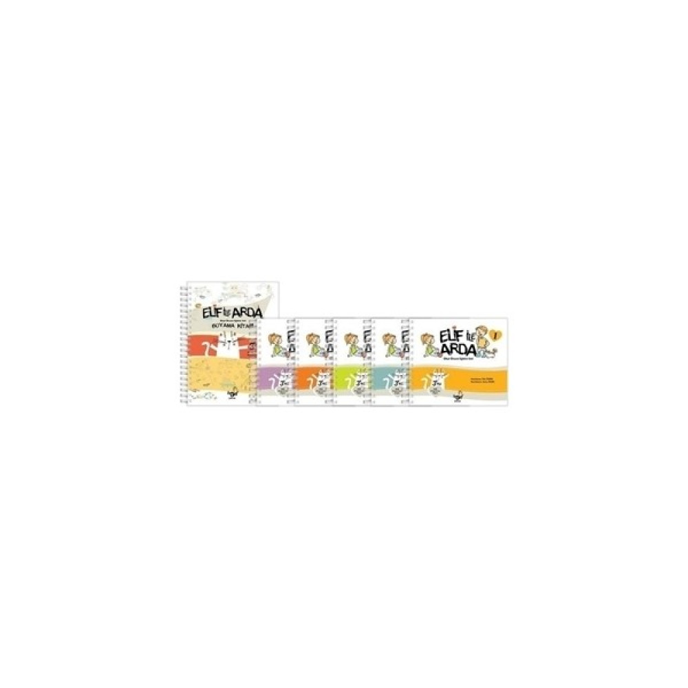 Elif İle Arda-Okul Öncesi Eğitim Seti-6 Kitap Takım 3+ Yaş Okul Öncesi Eğitici & Öğretici Kitaplar Fiyatı