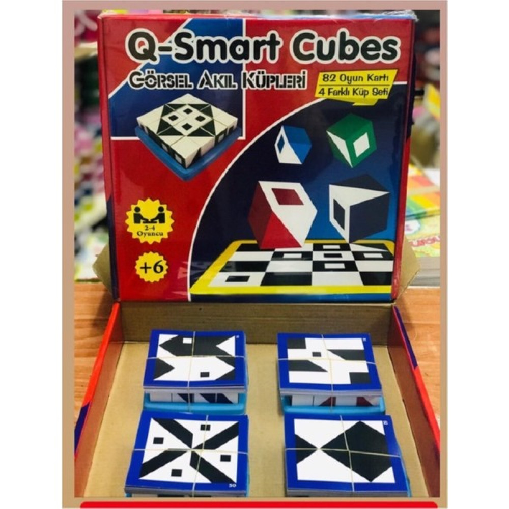 Elif İş Eğitimi Q Smart Renkli Küpler, Q-Bitz, Sihirli Küpler, Qbitz, Qbig, Zeka Eğitici Oyuncak Fiyatı