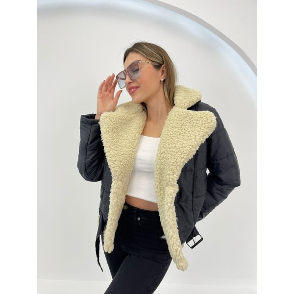 Elif Özbey Peluş Kapitone Mont Bayan Mont Fiyatı