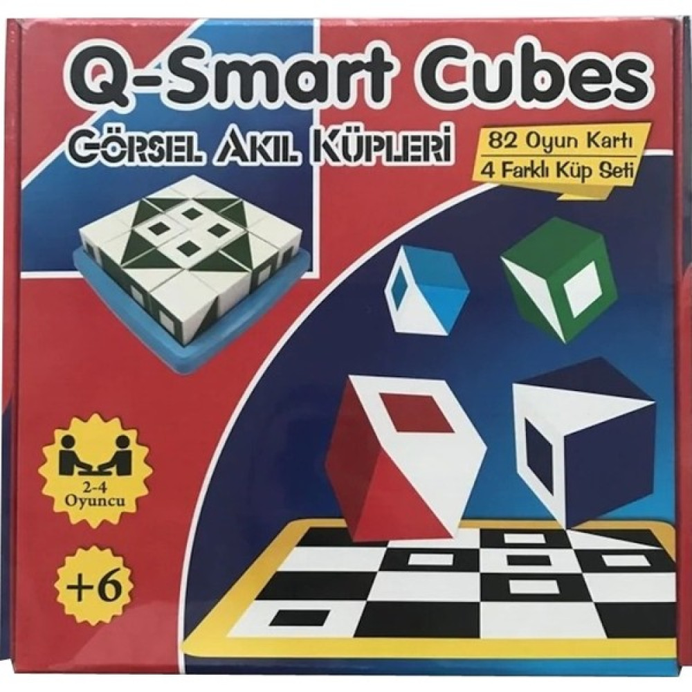 Elif Q-Bitz Görsel Beceri Küpleri Akıl ve Zeka Oyunu Smart Cubes Çocuk Oyuncağı Fiyatı
