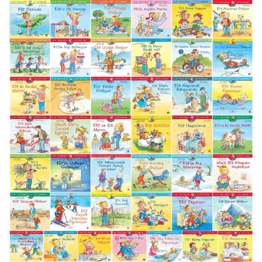 Elif Serisi İlk Okuma Kitaplarım 43 Kitap Set Okul Öncesi Eğitici & Öğretici Kitaplar Fiyatı