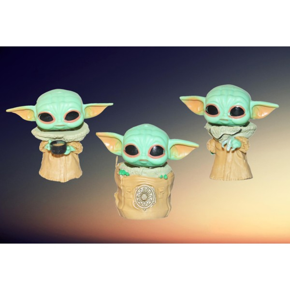 Elifeshop 3lü Star Wars The Mandalorian Grogu Baby Yoda Pop Stil Koleksiyon Figür Oyuncak Seti 3ü 1 Arada Oyuncak Fiyatı