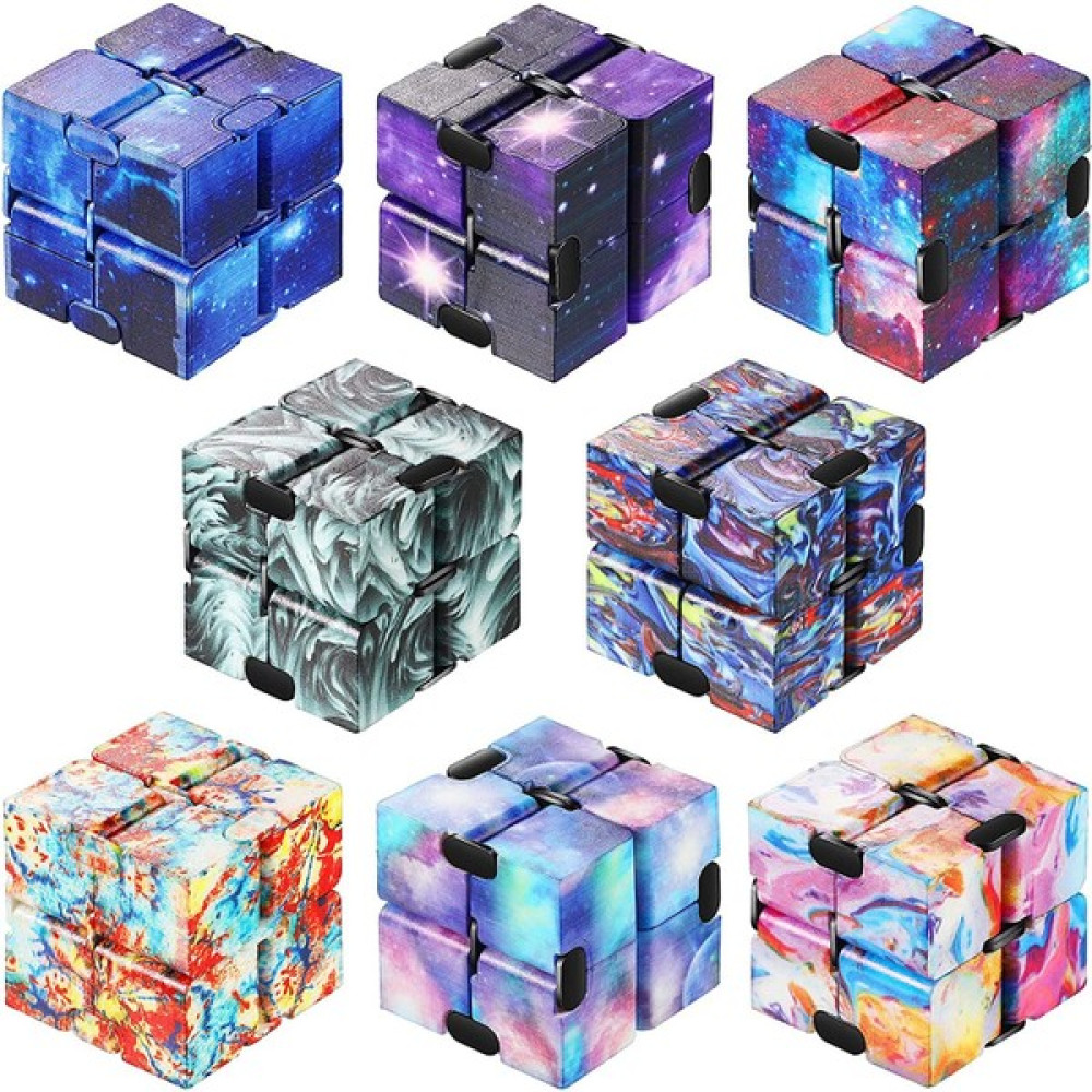 Elifeshop ES8948 Infinity Cube Thinkmaster Fidget Grafiti Desenli Stres Küpü Stres Giderici Oyuncak 1 Adet - Renkli Eğitici Oyuncak Fiyatı
