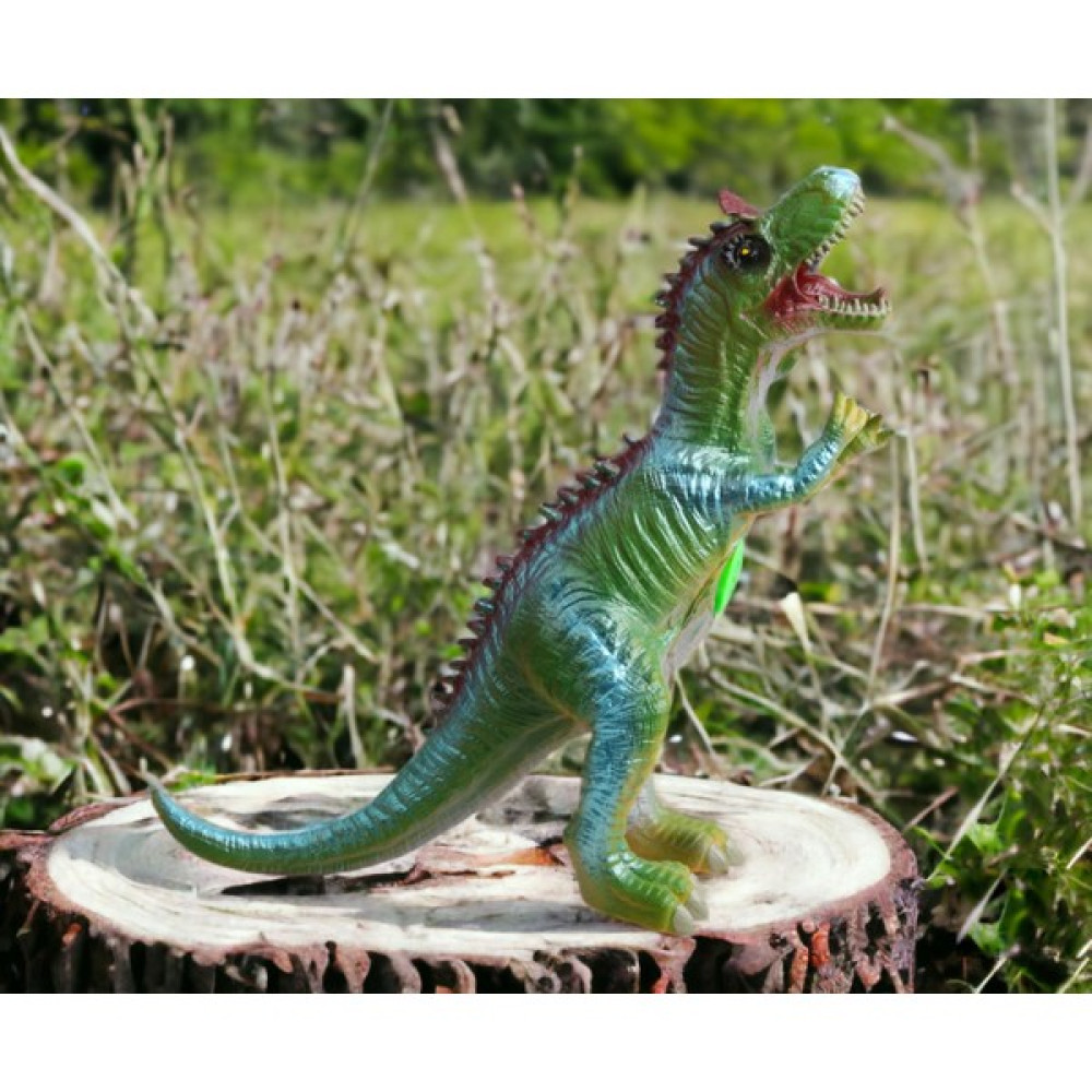 Elifeshop Gerçek Görünümlü Peluş Dolgulu Soft Silikon Kaplı Sesli Kükreyen Dinozor Oyuncak Büyük Gorgosaurus Oyuncak Fiyatı