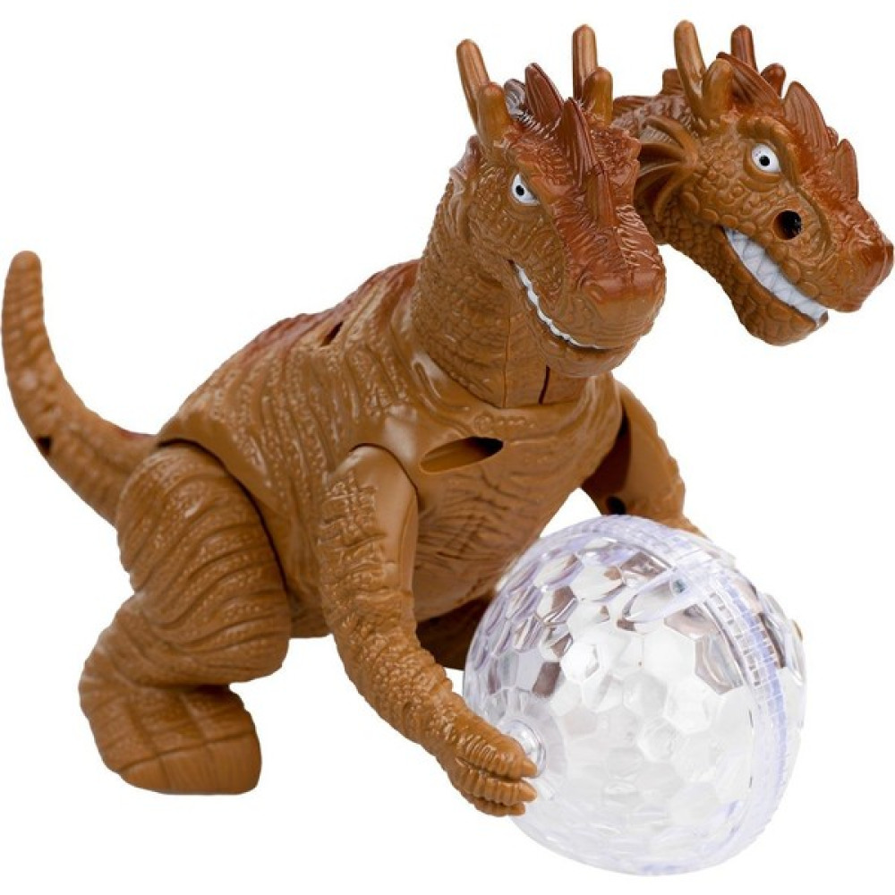 Elifeshop LED Işıklı Gerçek Görünümlü Sesli Çarpınca Dönen Toplu Yürüyen Çift Başlı Dinozor Oyuncak T-Rex Oyuncak Fiyatı