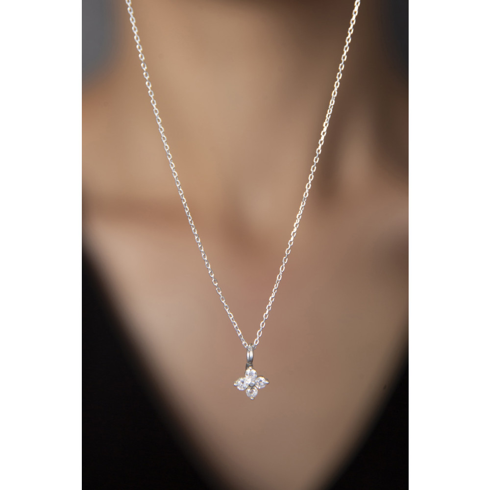 Elika Silver Kadın Minimal 925 Ayar Gümüş Kolye Gümüş Kolye Fiyatı