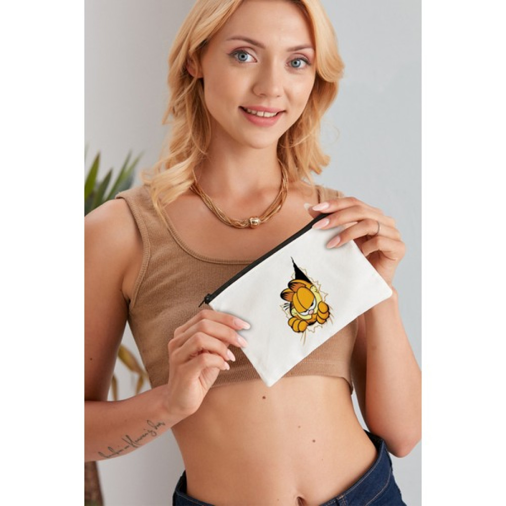 Elimin Ucunda Garfield Makyaj Çantası Makyaj Fırça ve Aksesuarları Fiyatı
