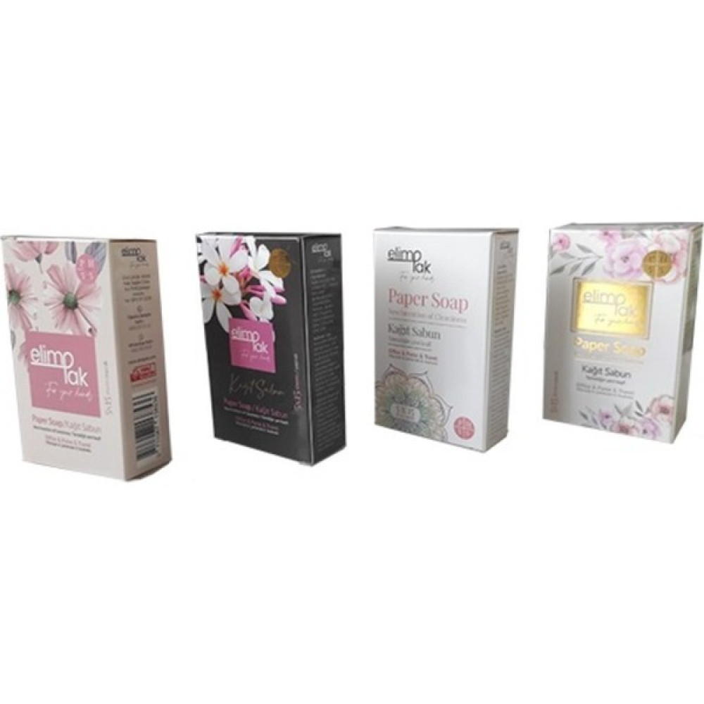 Elimpak Pratik Tek Kullanımlık Kağıt Sabun 4*5 PK.(300 Kullanım) Sabunlar Fiyatı